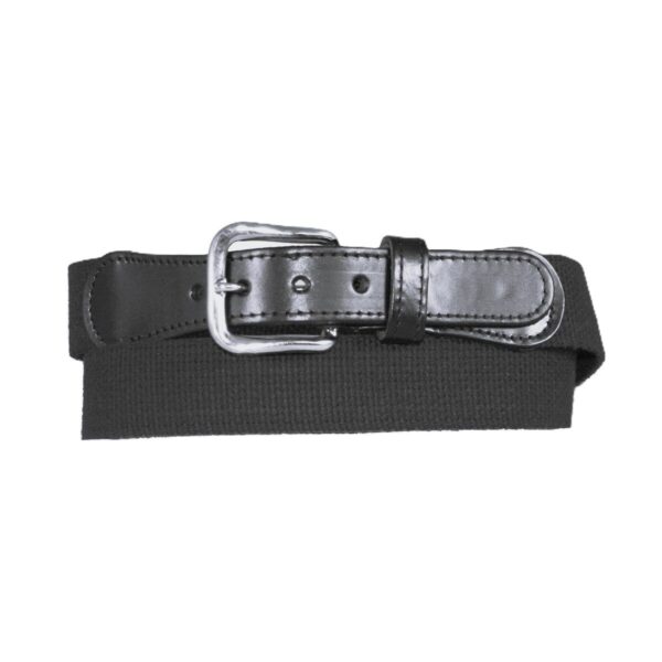 6270 - 1.25" Leather Tipped Cotton Web Belt