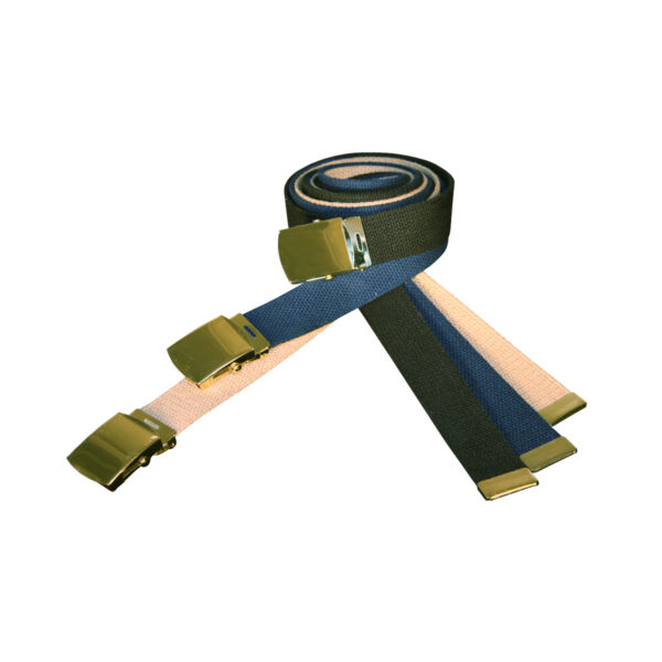 6280 - 1.25" Cotton Web Belt with Buckle - Image 4