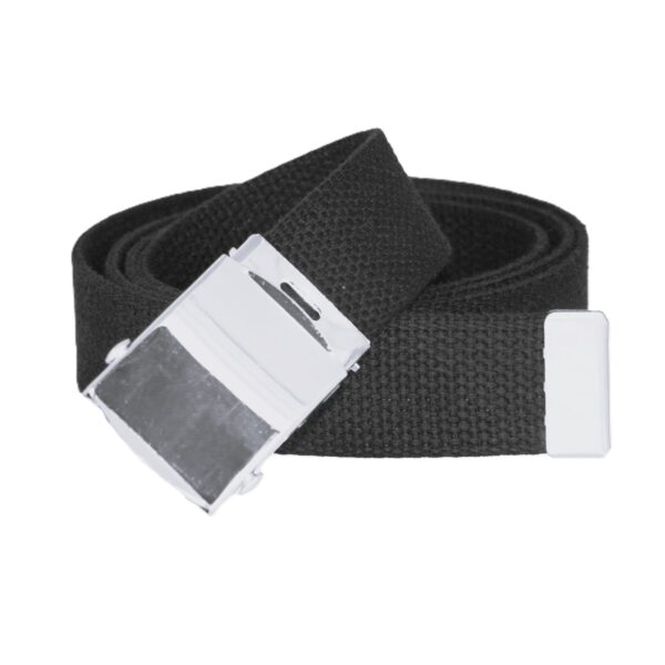 6280 - 1.25" Cotton Web Belt with Buckle - Image 5