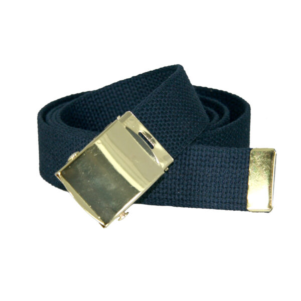 6280 - 1.25" Cotton Web Belt with Buckle - Image 2