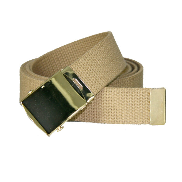 6280 - 1.25" Cotton Web Belt with Buckle - Image 3